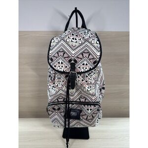 PINK Victoria's Secret Backpack Drawstring Tribal Aztec Colorful Festival School